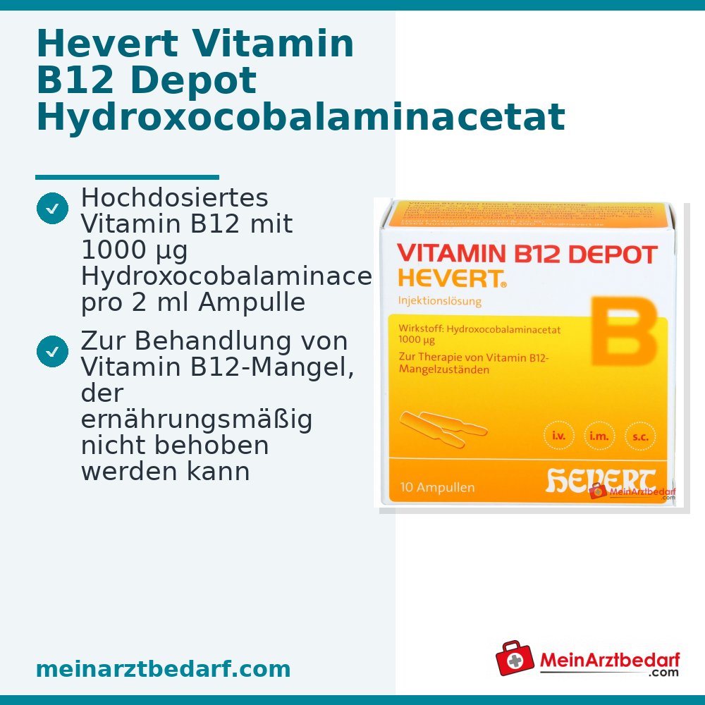 Hevert Vitamine B12 Depot, 10 ampoules