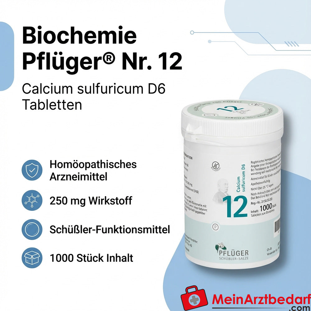 Biochemie Pflüger Nr. 12 Calcium sulfuricum D6 Tabletten 250 mg
