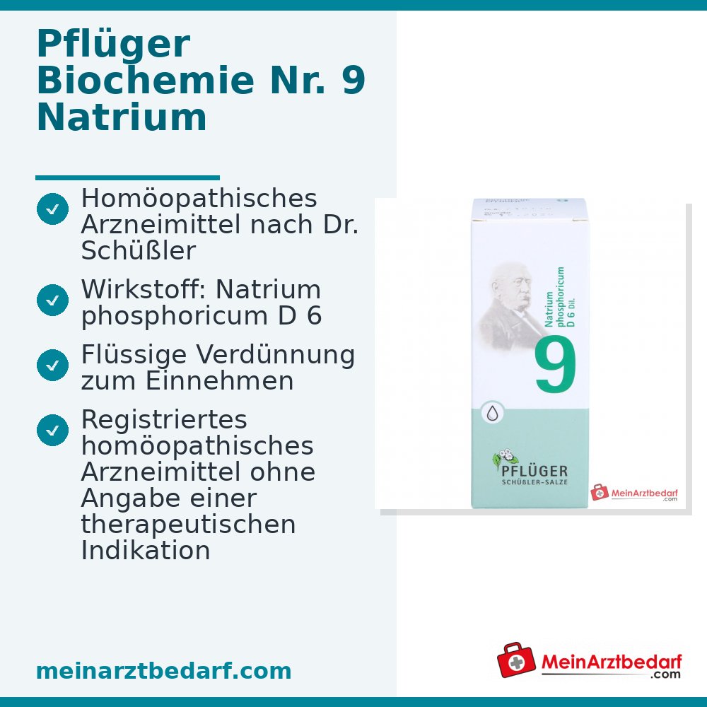 Biochemie Pflüger Nr. 9 Natrium phosphoricum D6 Tropfen 10 ml