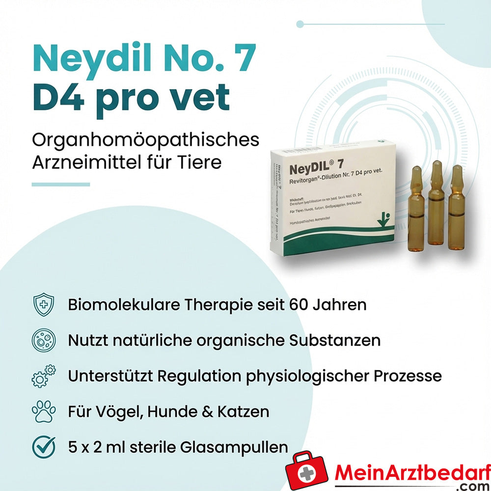 vitOrgan Neydil No.7 D4 pro dierenarts ampullen 5 x 2 ml
