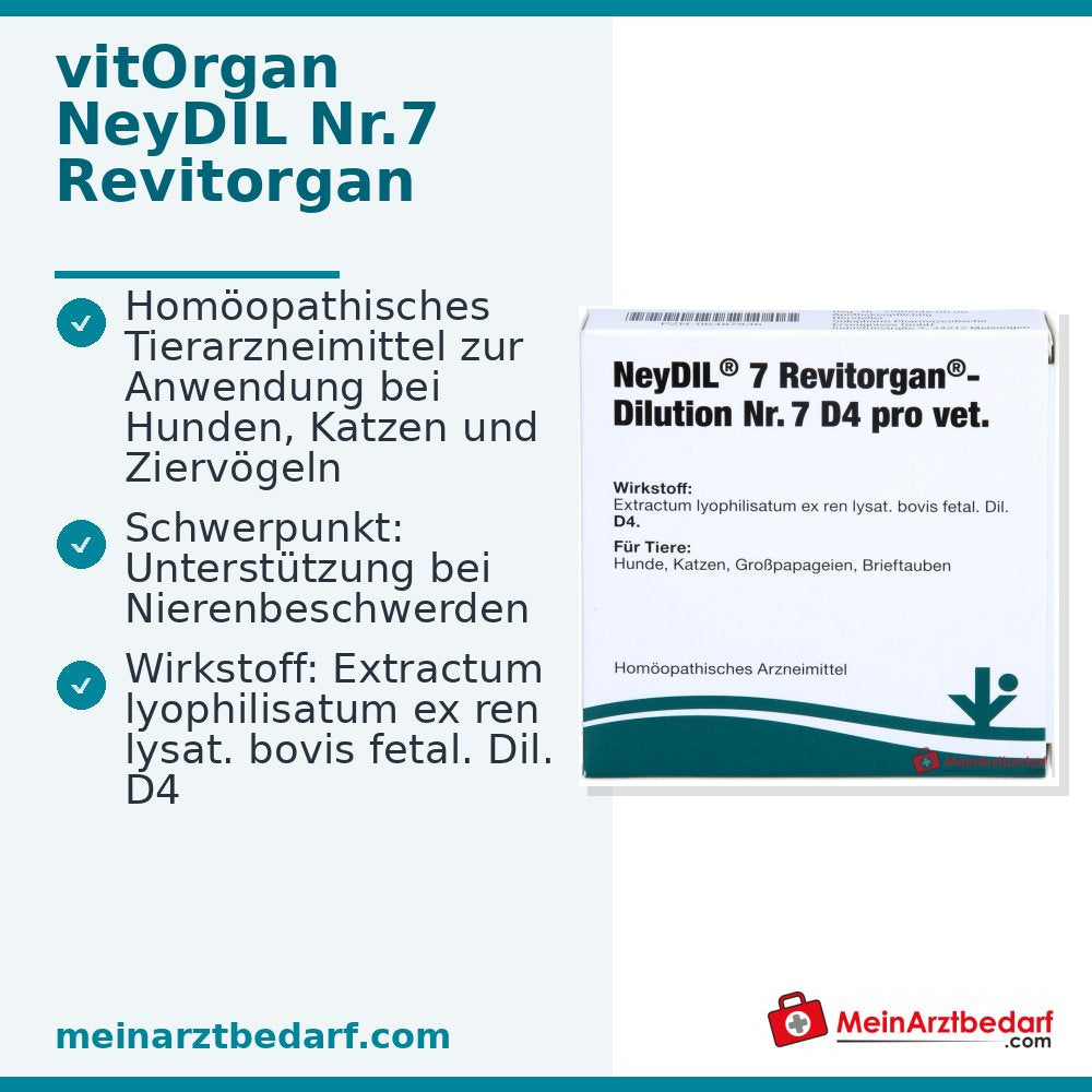 vitOrgan Neydil No.7 D4 pro dierenarts ampullen 5 x 2 ml
