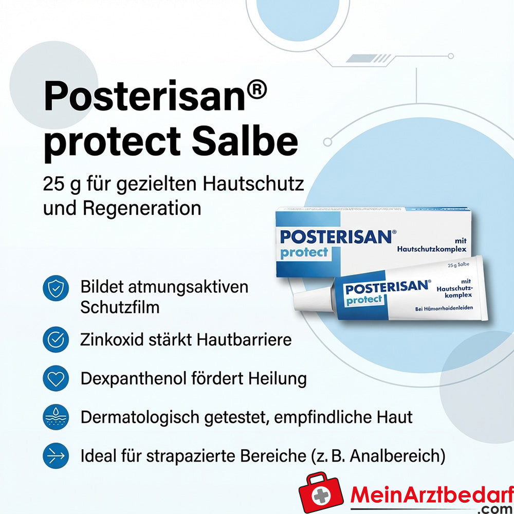 Posterisan protect Salbe Zinkoxid und Dexpanthenol 25 g