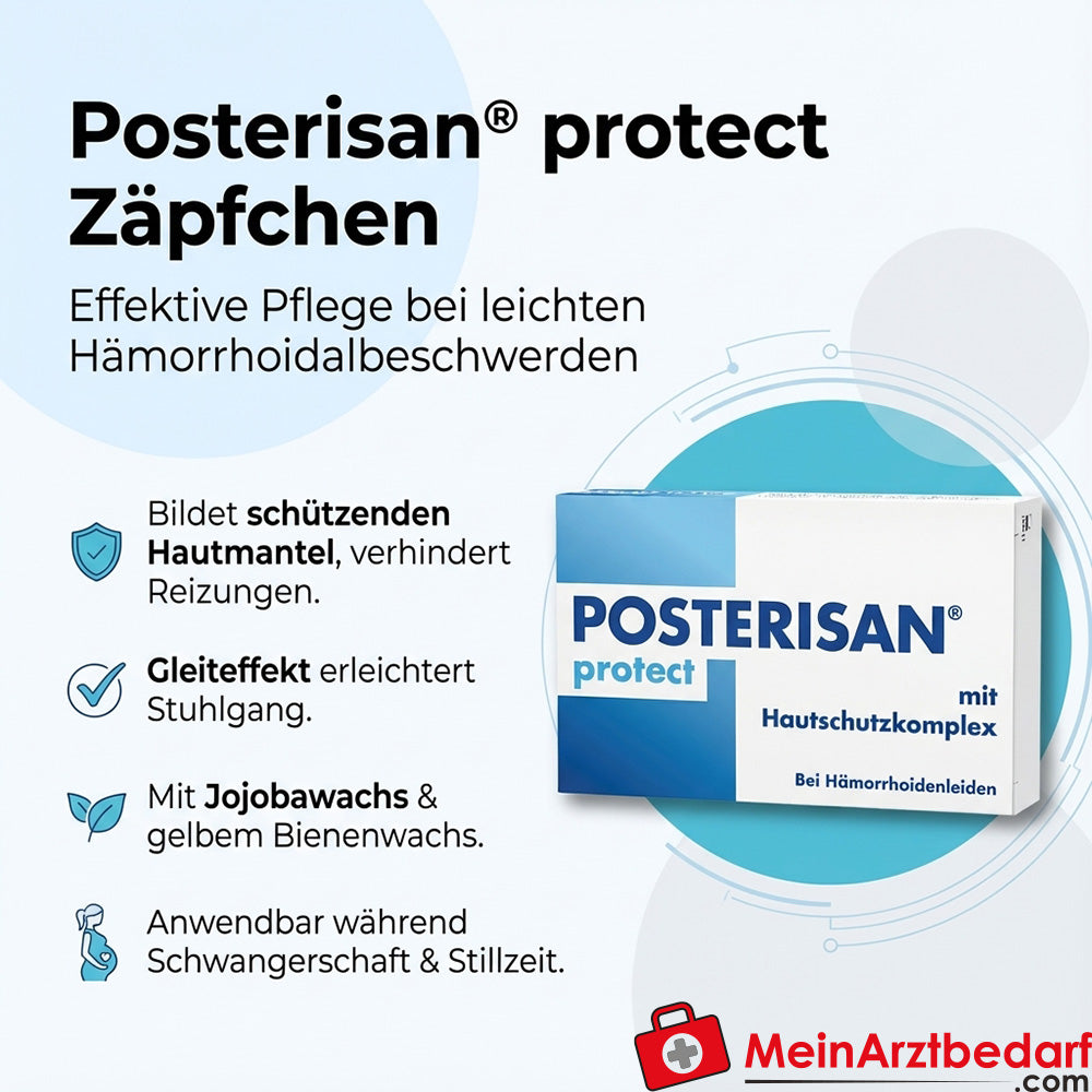 Posterisan® protect Zäpfchen 20 Stück