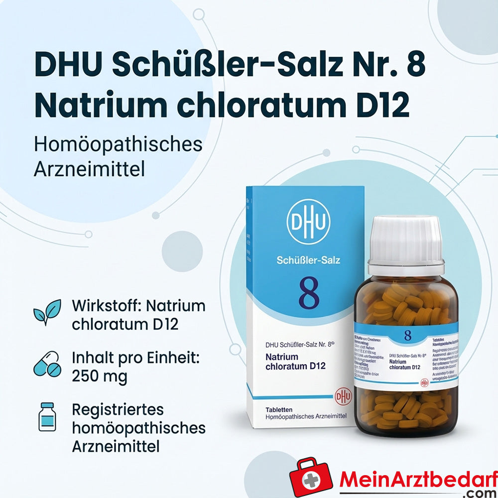 DHU Schüßler-Salz Nr. 8 Natrium chloratum D12 250 mg Tabletten