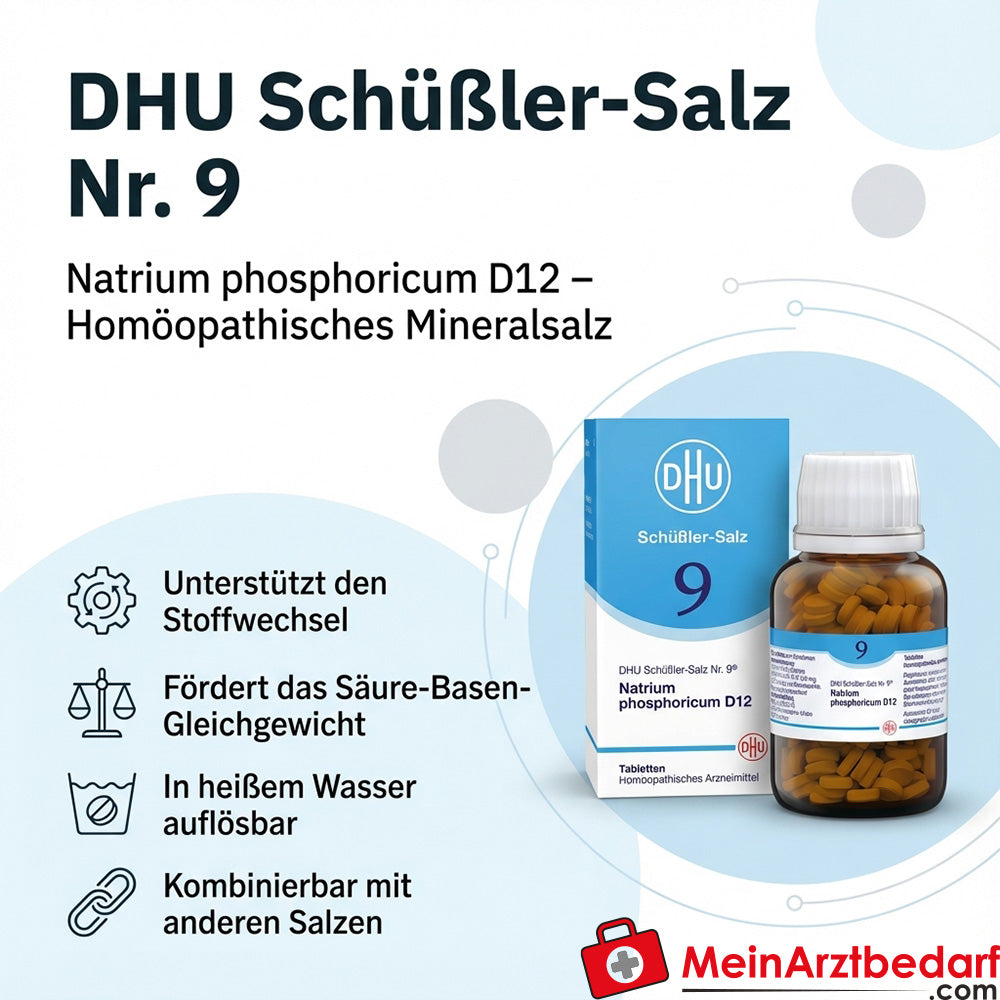 DHU Biochemistry Natrium phosphoricum D12 250 mg compresse
