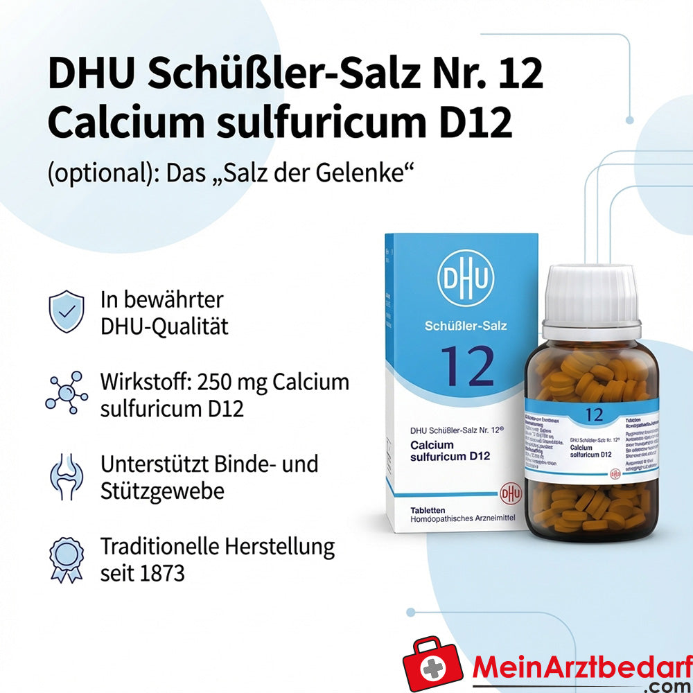 DHU Biochimie 12 Calcium sulfuricum D12 250 mg Comprimés