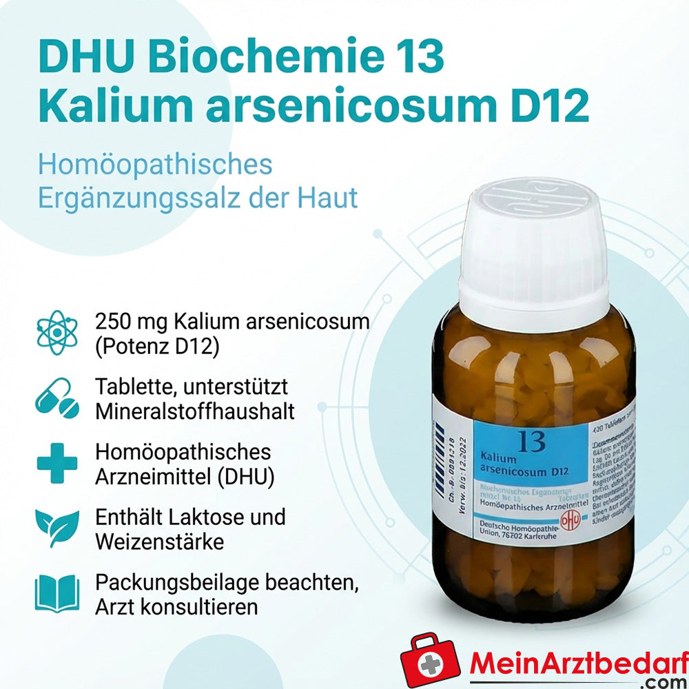DHU Biochemie 13 Kalium arsenicosum D12 250 mg Tabletten