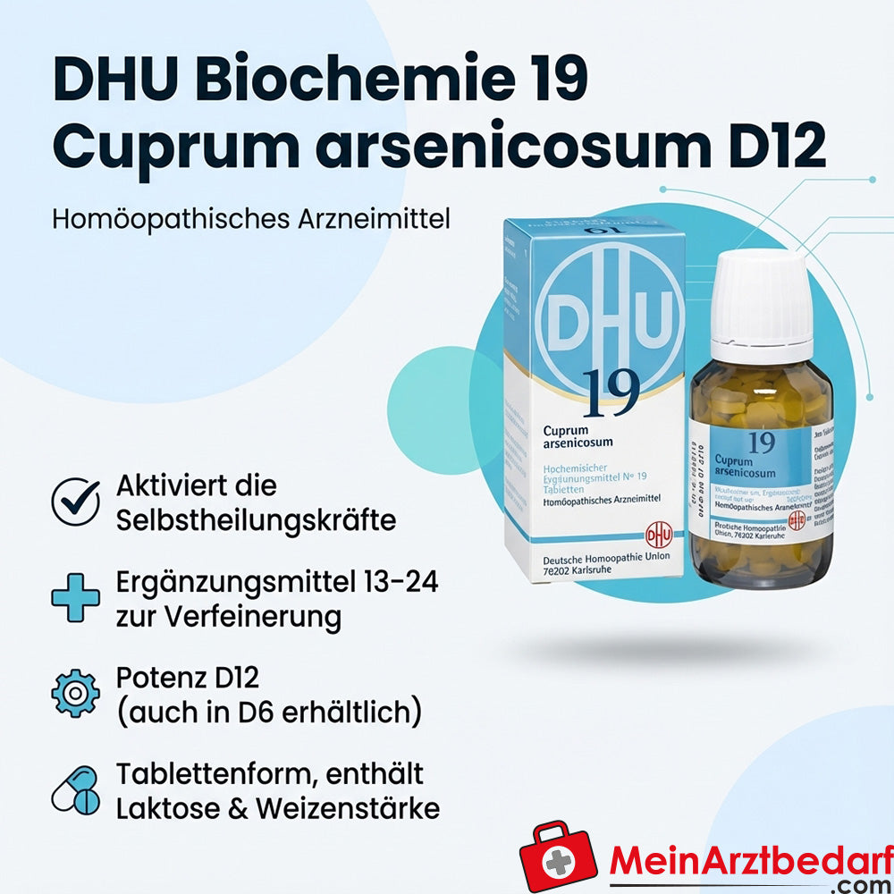 DHU Biochemie Cuprum arsenicosum D12 Tabletten