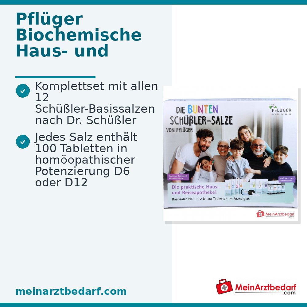 Zestaw startowy Pflüger Apteczka domowa i podróżna nr 1–12 Tabletki 1 sztuka