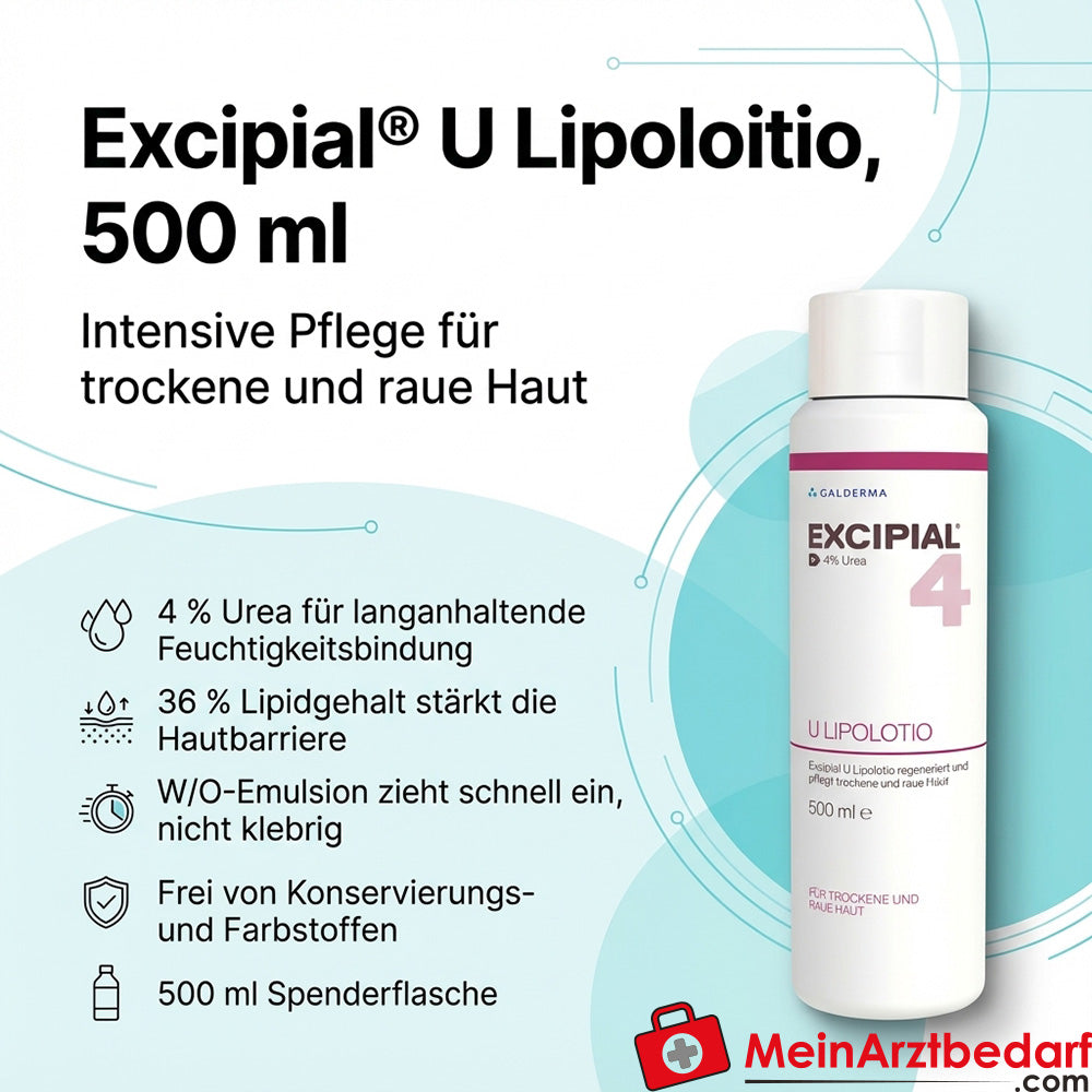 Excipial U Lipolotio 4% Urea Loción 500 ml