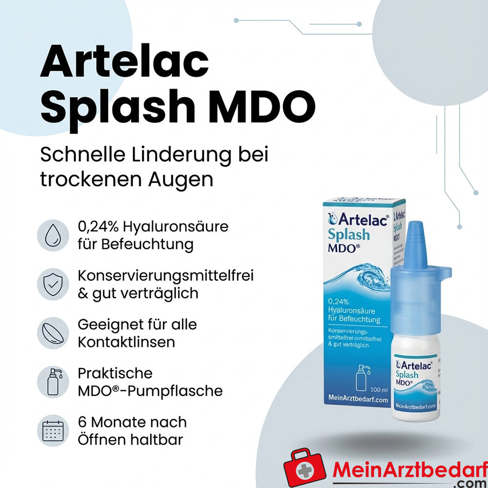 künstliche tränen artelac Artelac® Splash MDO®, 10ml – Sofortige Linderung für Ihre Augen