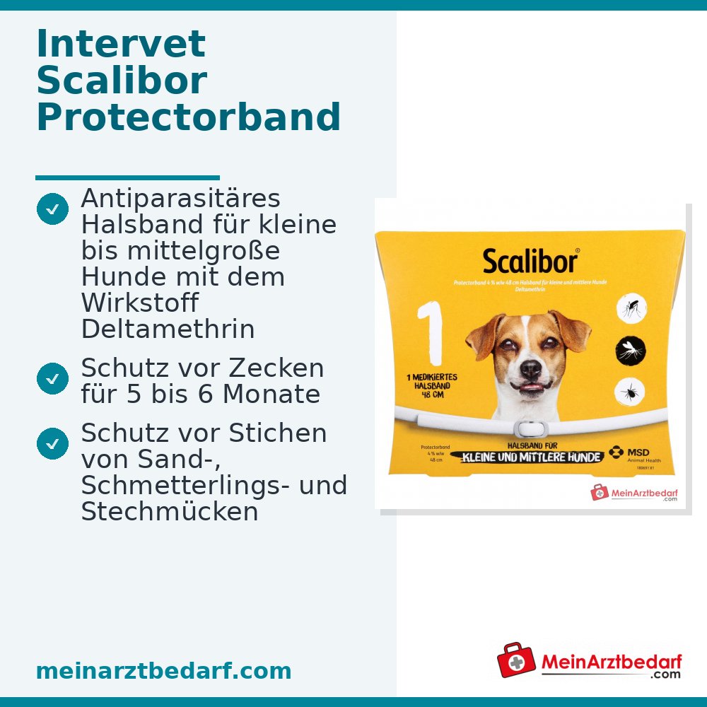 Scalibor Protectorband Deltamethrin Halsband 48 cm 1 Stück