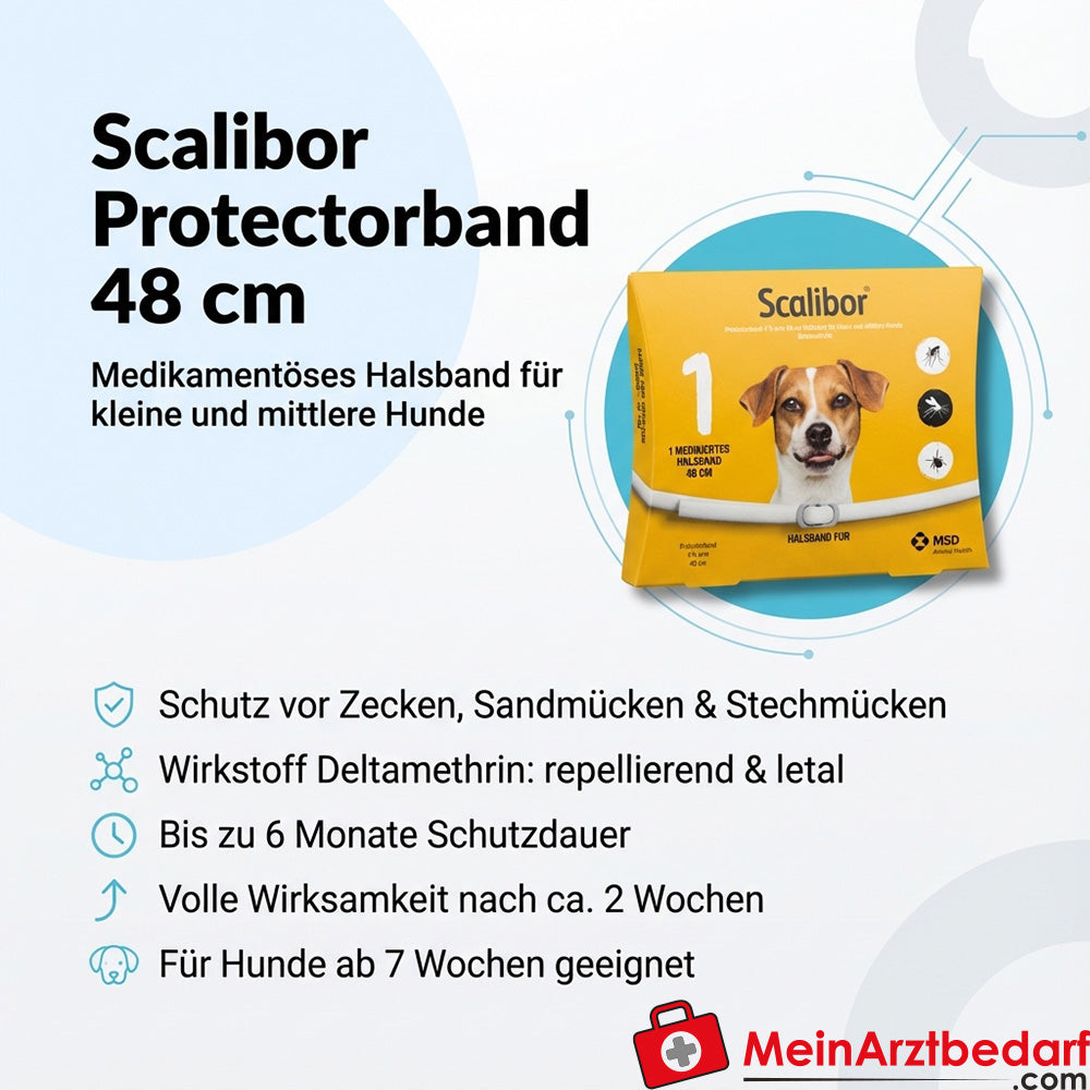 Scalibor Protectorband Deltamethrin Halsband 48 cm 1 Stück