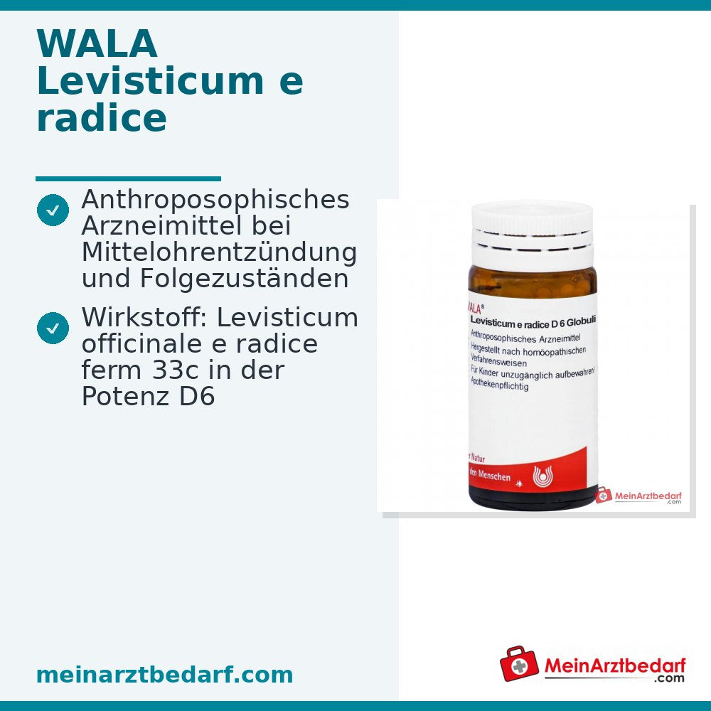 WALA Levisticum e radice D6 Globuli velati, 20 g