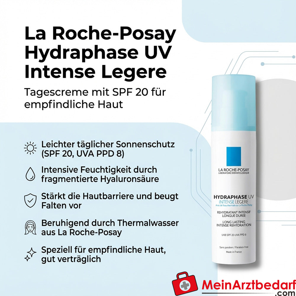 La Roche Hydraphase UV Intense SPF 20 Crema de Día 50 ml