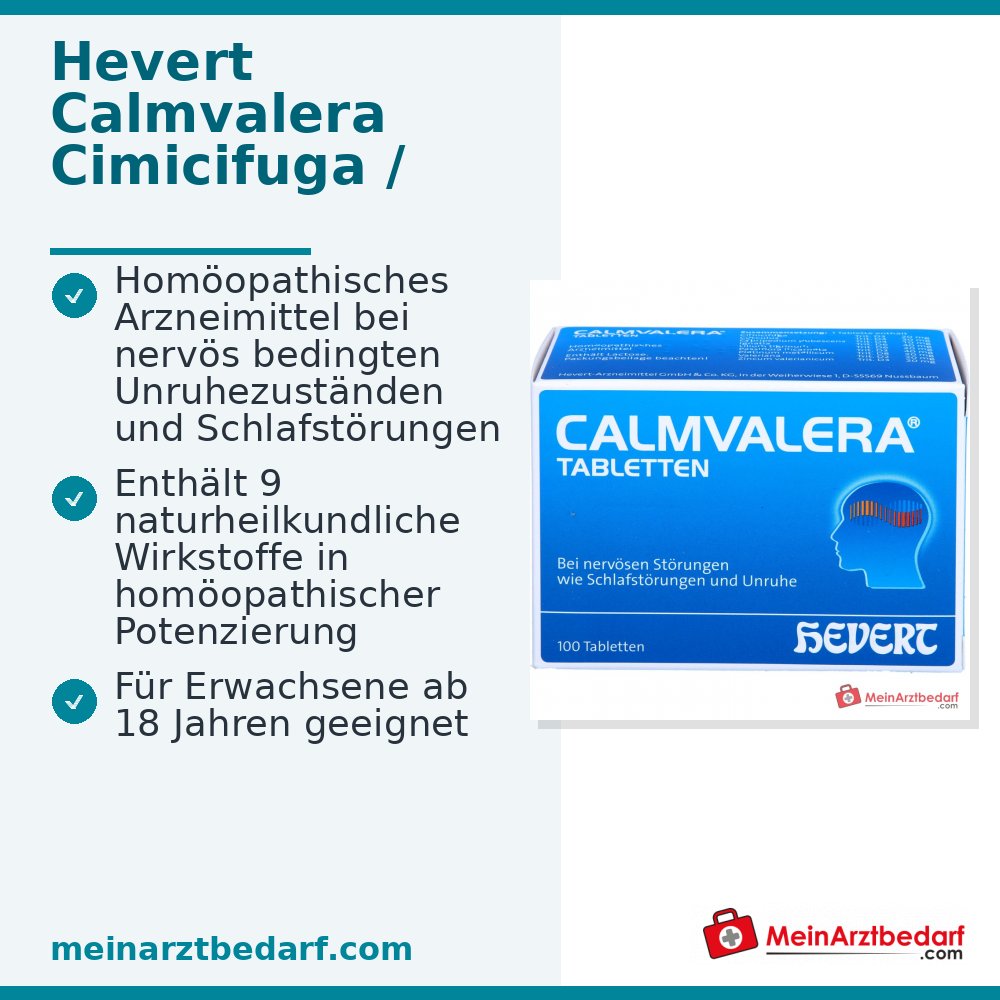 Calmvalera Calm-9-Complex Tabletten (9 actieve ingrediënten) 100 tabletten