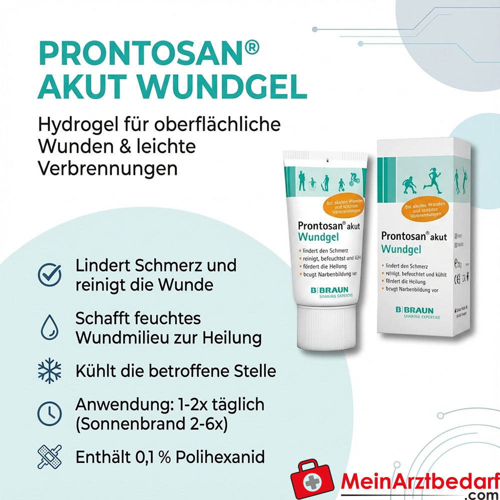 Prontosan akut Wundgel Polihexanid 0,1% Gel 30 g