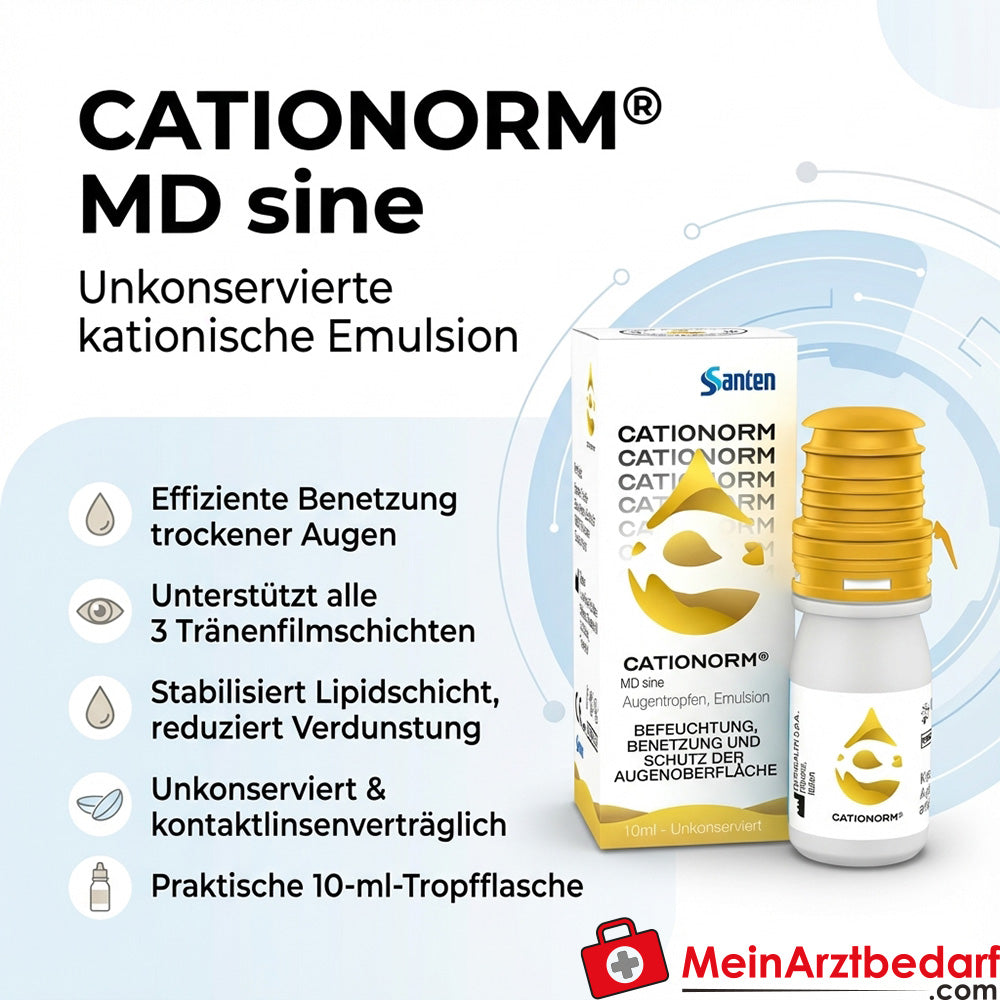 Cationorm MD sine Augentropfen 10 ml