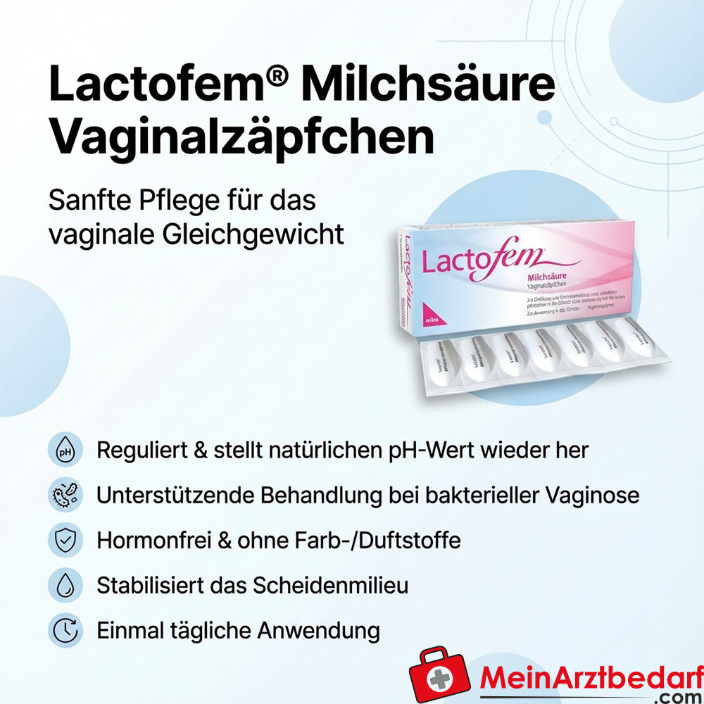 Lactofem Milchsäure Vaginalzäpfchen 7 St.