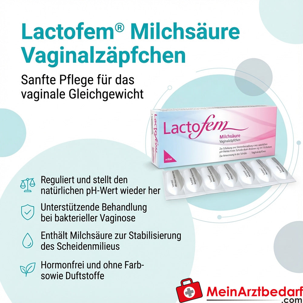 Lactofem Milchsäure Vaginalzäpfchen 7 St.