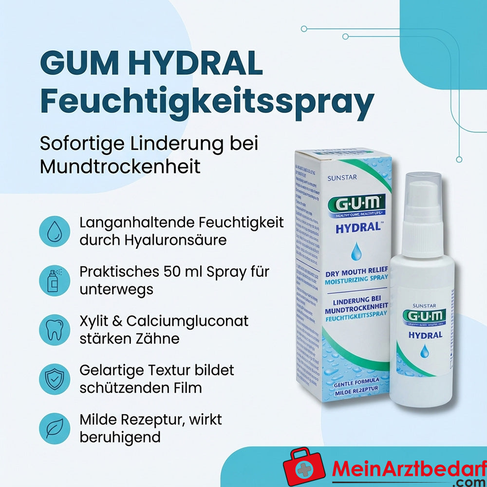 GUM HYDRAL Spray Hidratante Ácido Hialurónico 50 ml