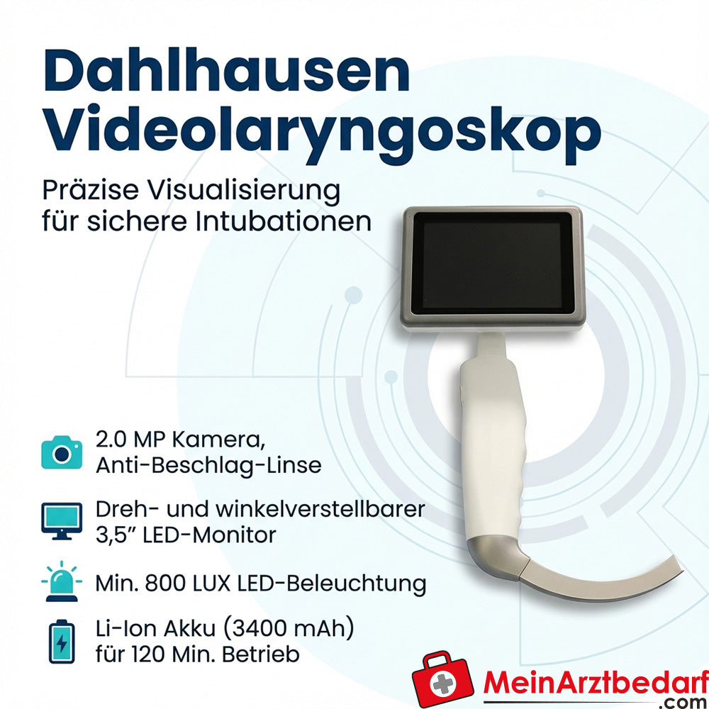 Dahlhausen Videolaryngoskop VL3D für Einmalspatel