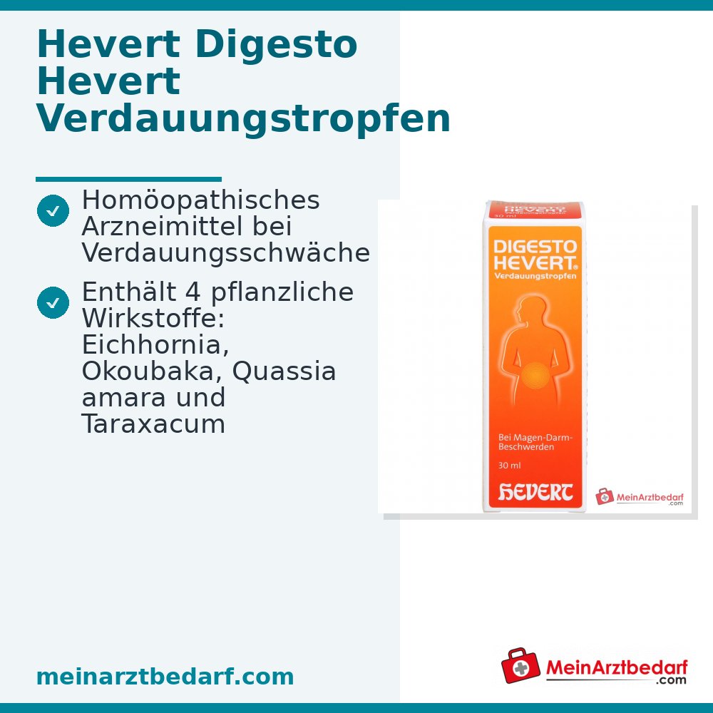 Hevert Digesto Verdauungstropfen Tropfen, 30 ml