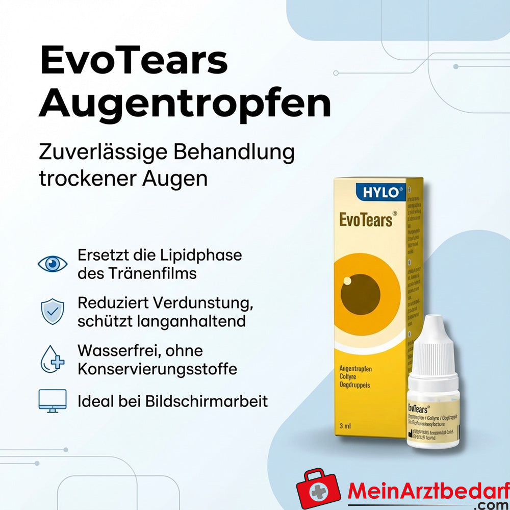 EvoTears collirio 1-(perfluoroesil)ottano anidro 3 ml