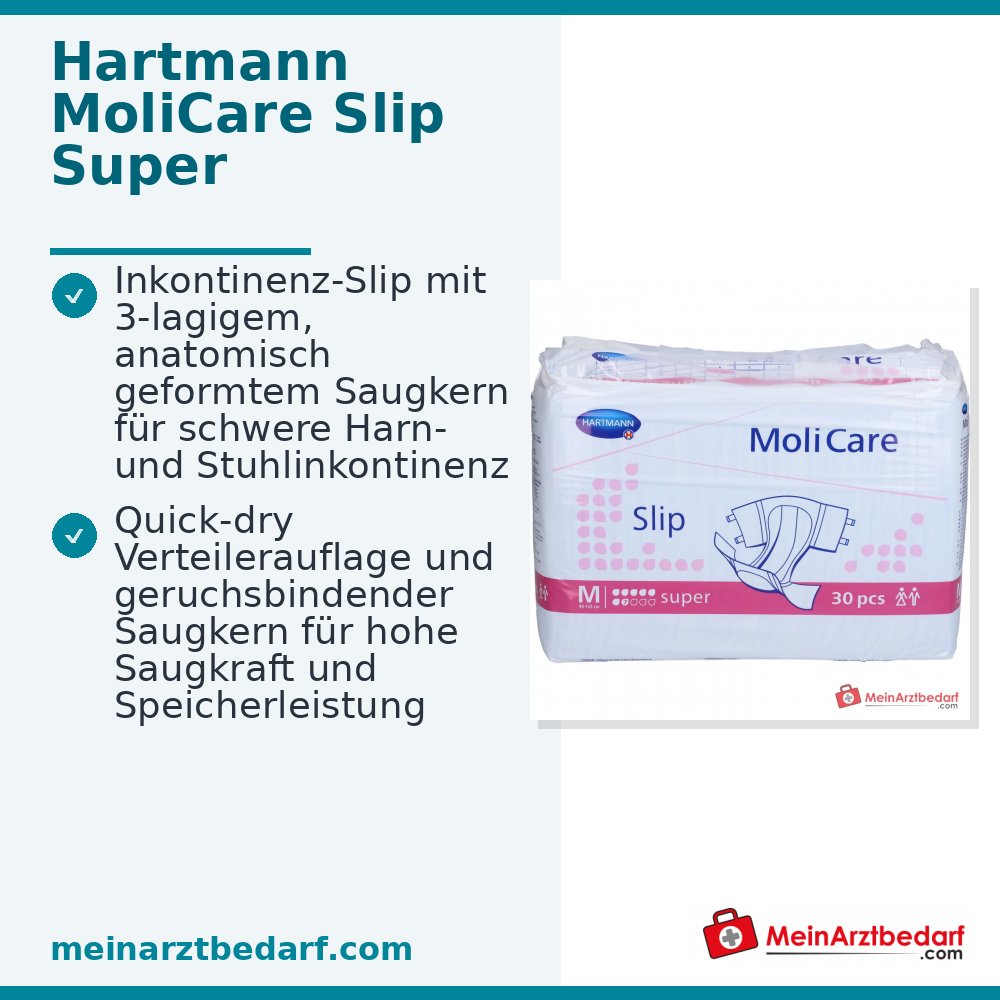 MoliCare Slip super Gr. M wegwerp-incontinentieslip 3x30 stuks