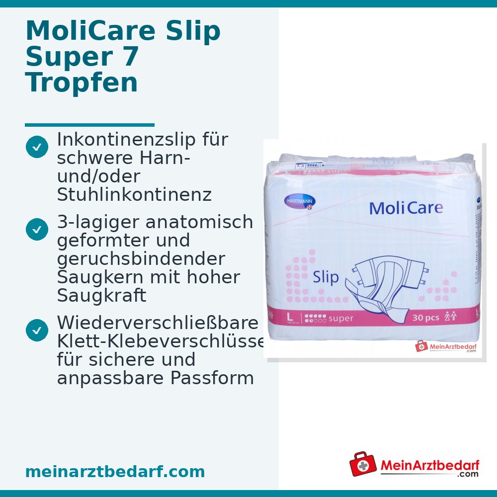 MoliCare Slip super Gr. L Inkontinenzslip 3x30 Stück