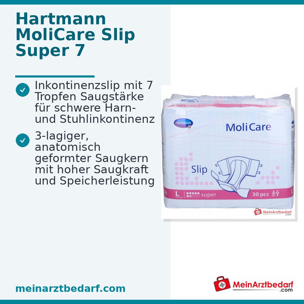 MoliCare Slip super Gr. L Inkontinenzslip 3x30 Stück