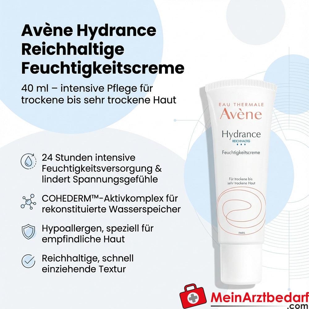 Avène Hydrance reichhaltige Feuchtigkeitscreme 40 ml