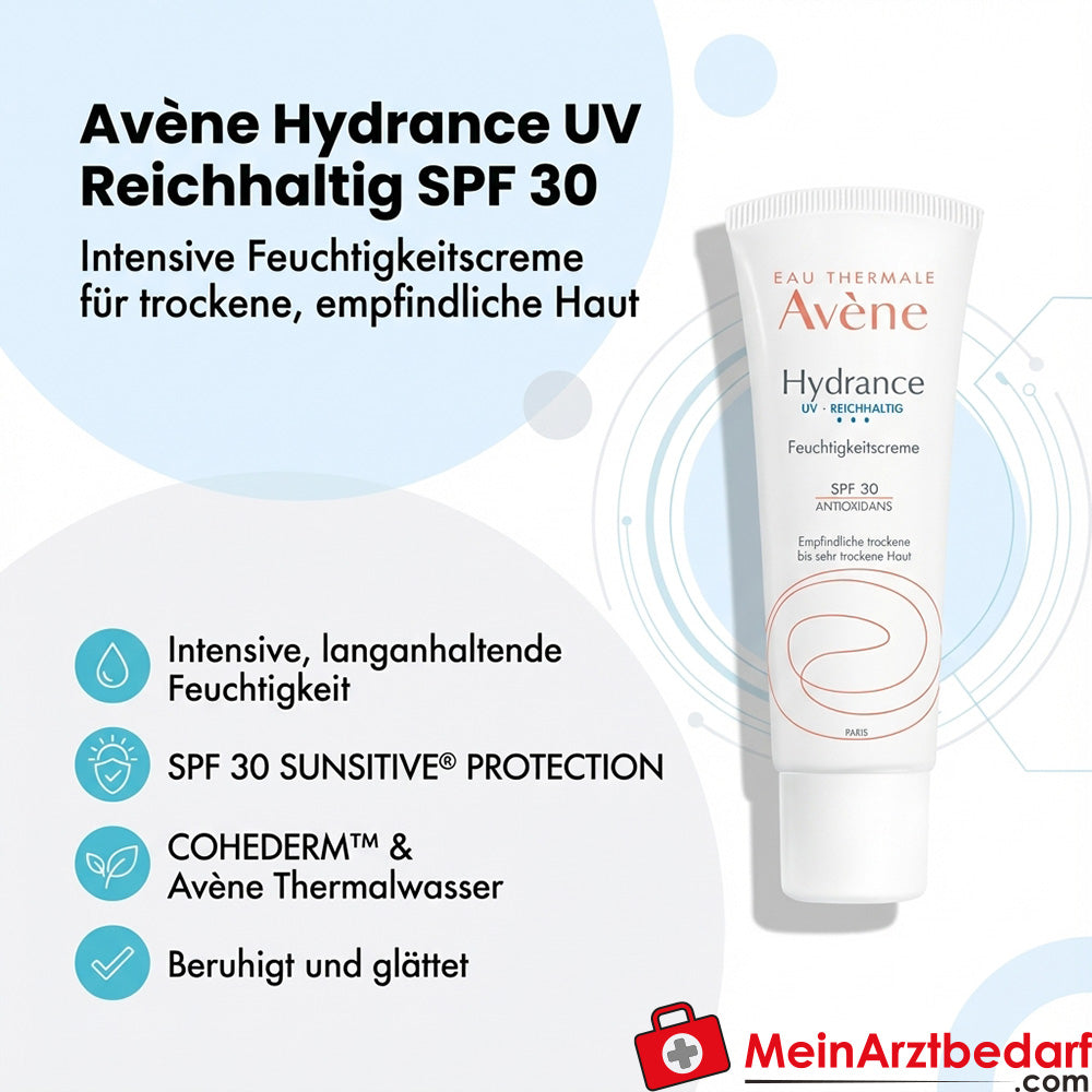 Avène Hydrance Reichhaltige Feuchtigkeitscreme SPF 30 40 ml