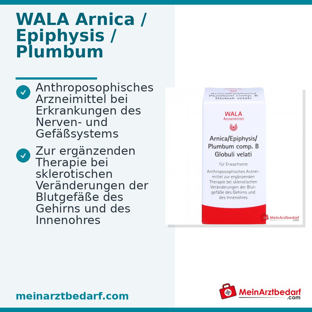 WALA Arnica / Epiphysis / Plumbum comp. B Globuli velati, 20 g