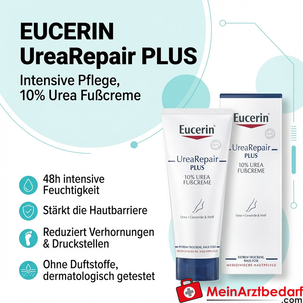 Eucerin UreaRepair PLUS Voetcrème 10% Urea 100 ml