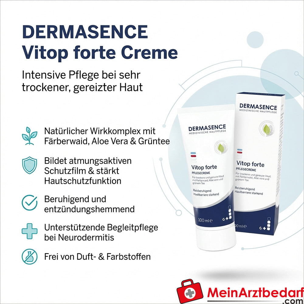 DERMASENCE Vitop forte Creme 100 ml