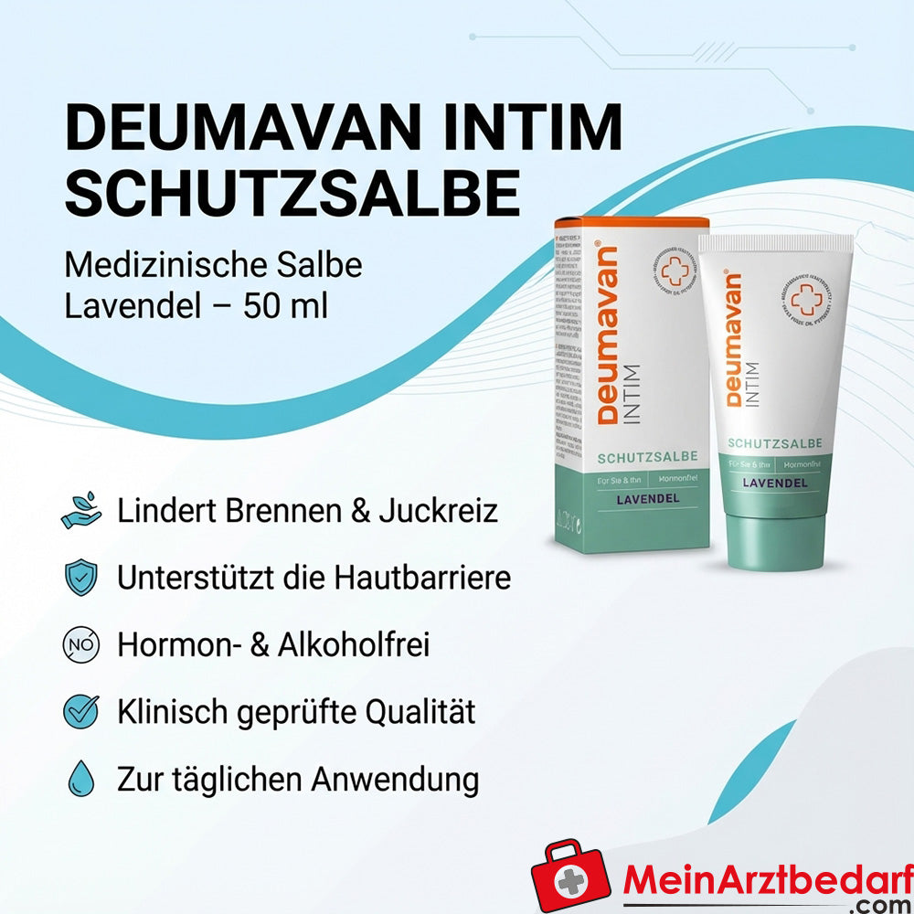 Deumavan Schutzsalbe Lavendel medizinische Salbe für Intimbereich 50 ml