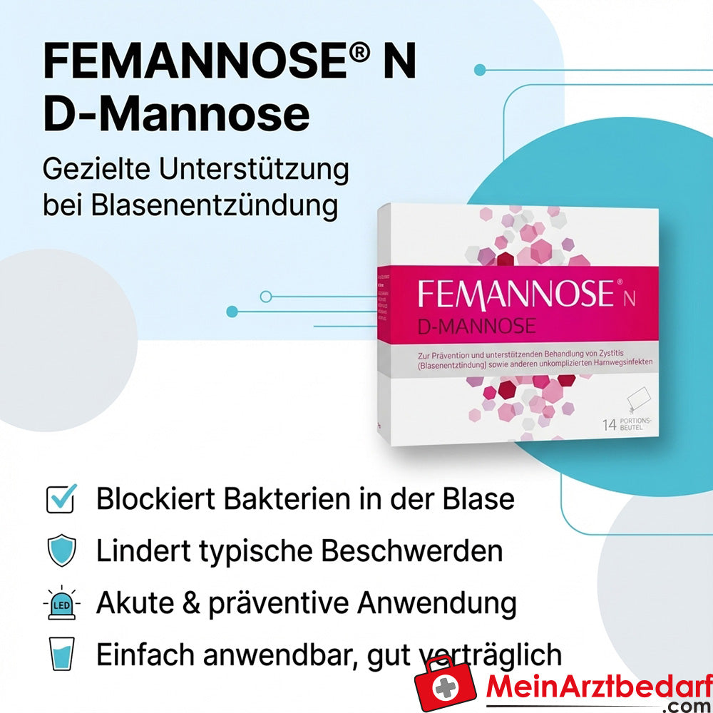 FEMANNOSE® N D-Mannose 2 g saszetka 14 sztuk