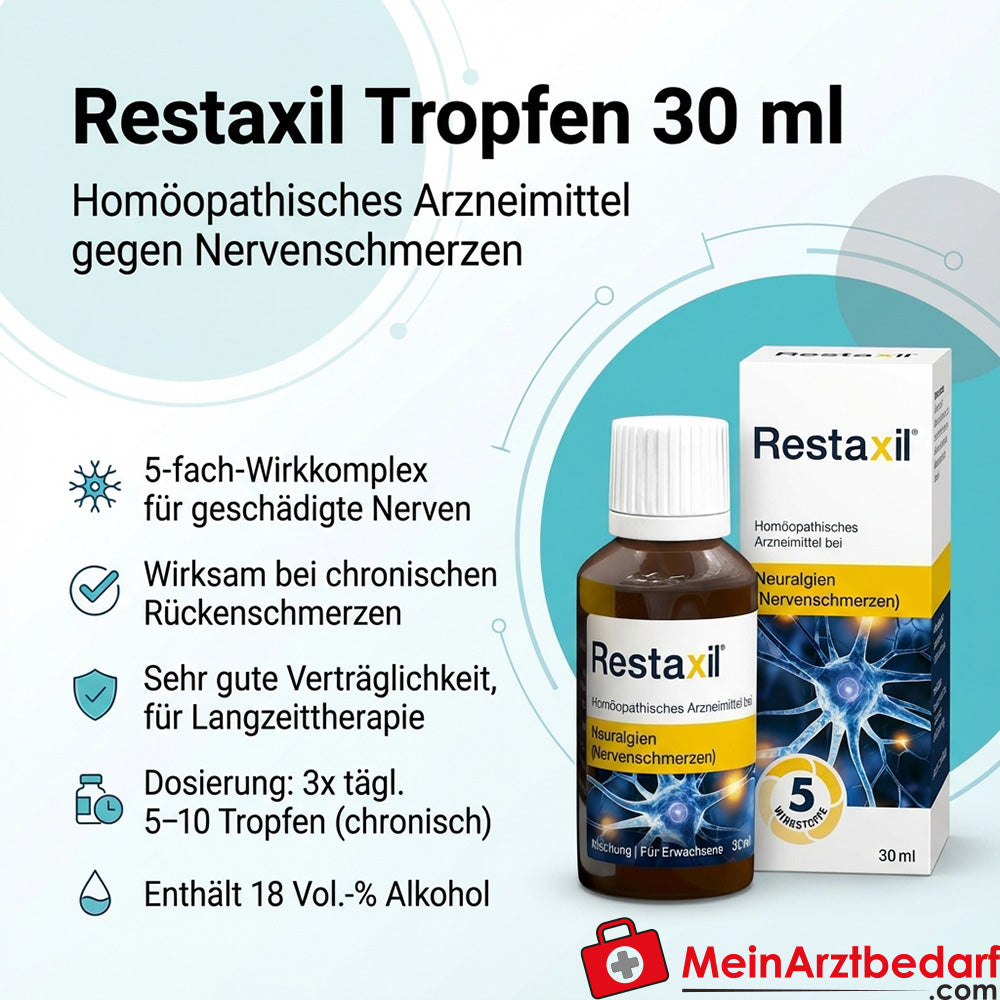 RESTAXIL 5-voudig actief complex druppels 30 ml homeopathisch geneesmiddel