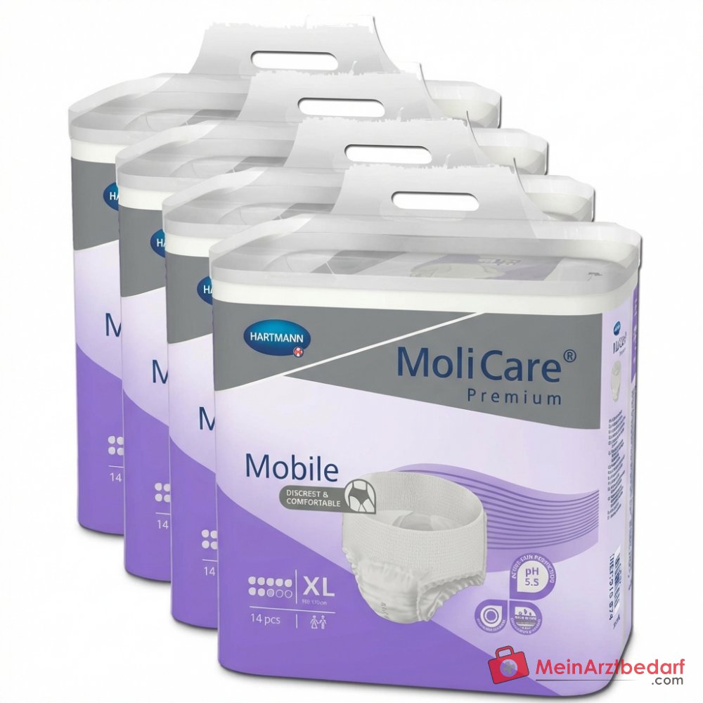 MoliCare Premium Mobile 8 druppels wegwerpluier XL, 56 st.