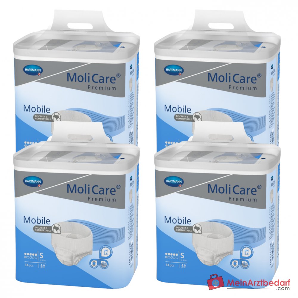 MoliCare Premium Mobile 8 druppels wegwerpluier XL, 56 st.
