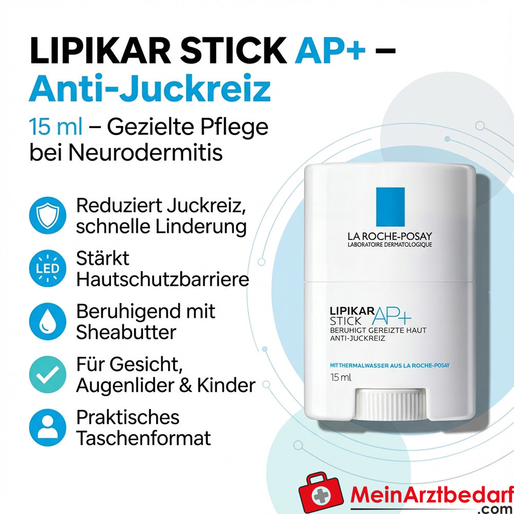 La Roche-Posay Lipikar Stick AP+ Aqua Posae Filiformis Zinkgluconat Stick 15 ml