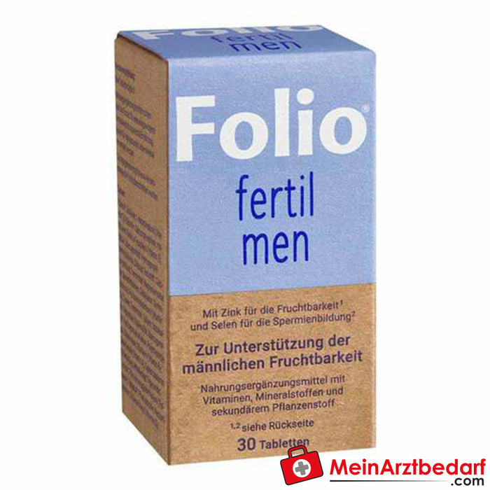 Folio® fertil men film kaplı tabletler, 30 adet.