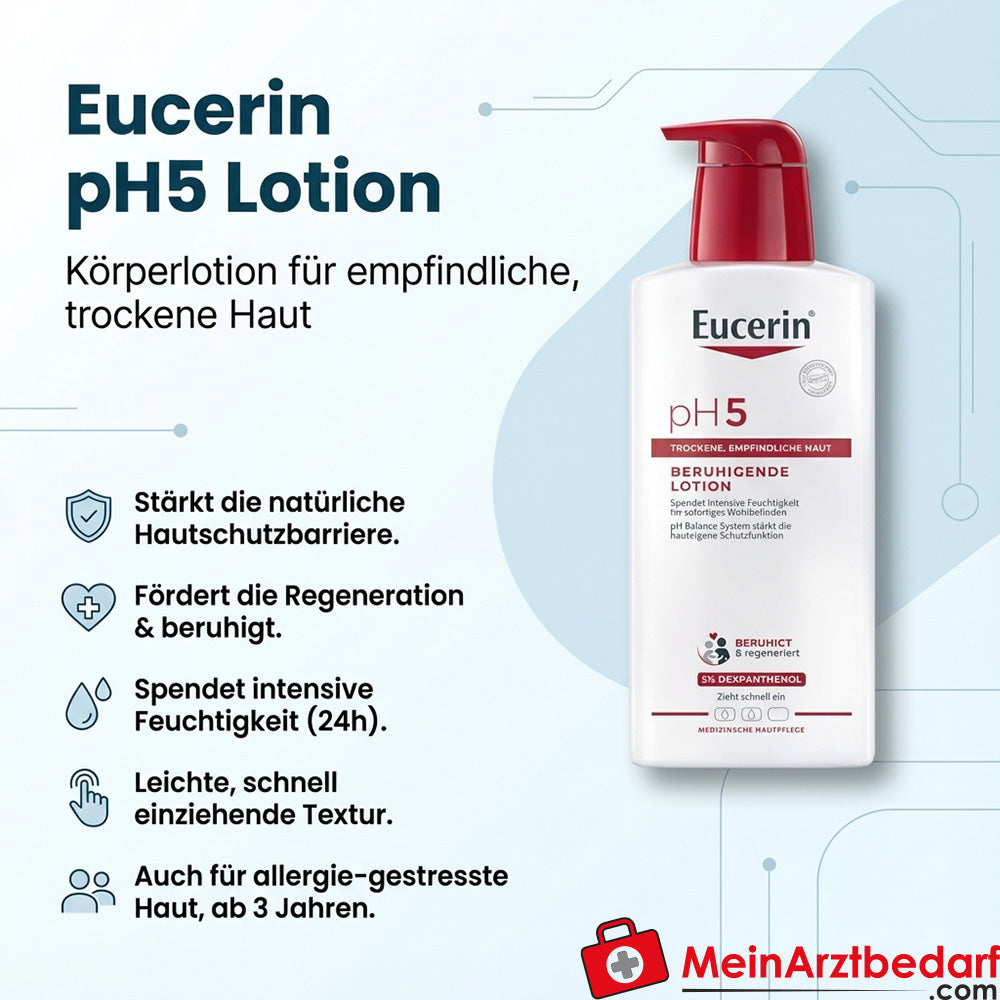 Eucerin pH5 Lotion Body Lotion 400 ml voor de gevoelige, droge huid