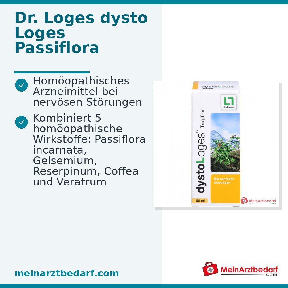 dystoLoges® gouttes médicament homéopathique pour la nervosité et les troubles de l'endormissement, 50 ml