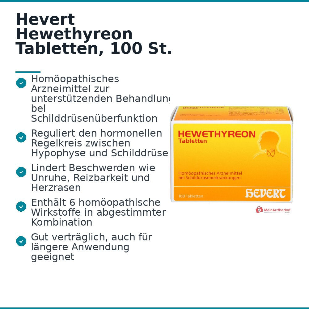 Hevert Hewethyreon Tabletten, 100 St.