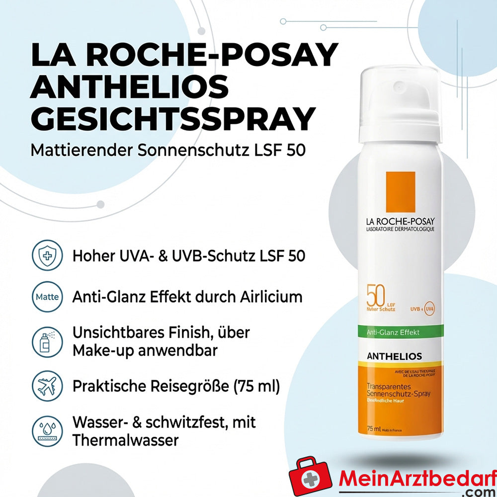 La Roche-Posay ANTHELIOS Gesichtsspray LSF 50 Sonnenschutz 75 ml