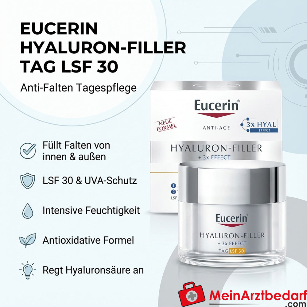 Eucerin Hyaluron-Filler Crema Giorno SPF 30 50 ml