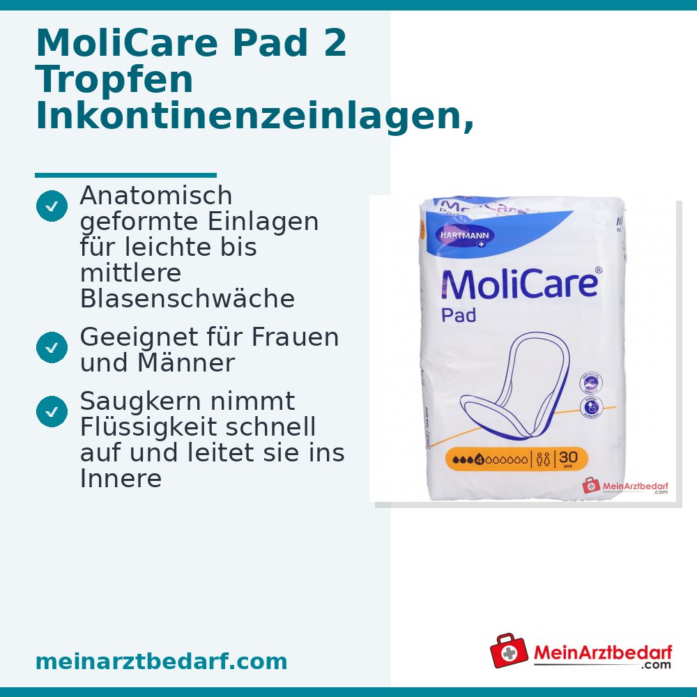 MoliCare Pad 4 gocce assorbenti per incontinenza 28 pezzi