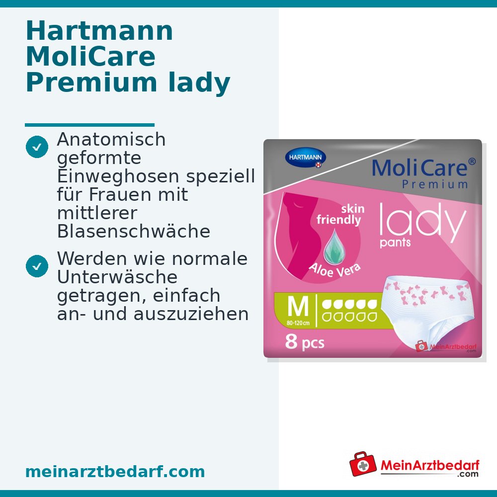 MoliCare Premium lady pants Ropa interior femenina para incontinencia talla M/L